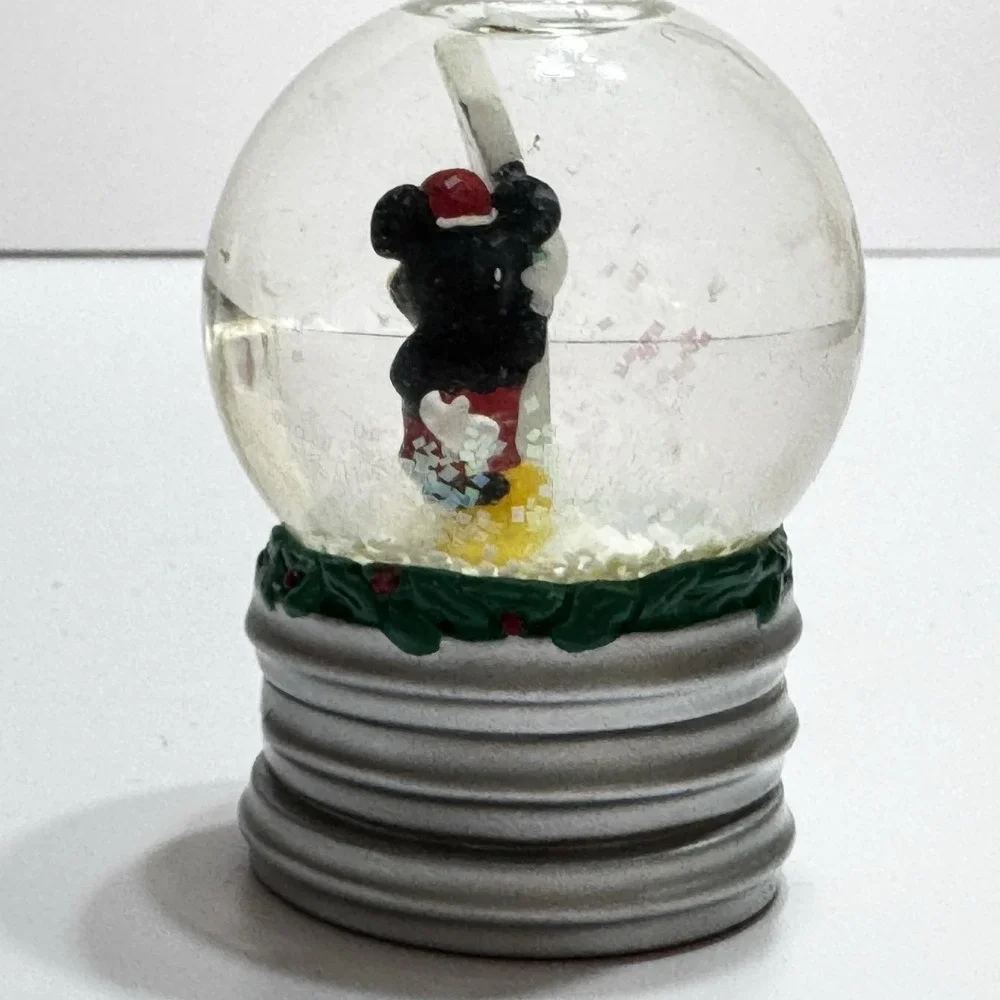 Disney JCPenny Exclusive Mini Globe  Mickey 2004 75 Years of Fun  With Box 2.5